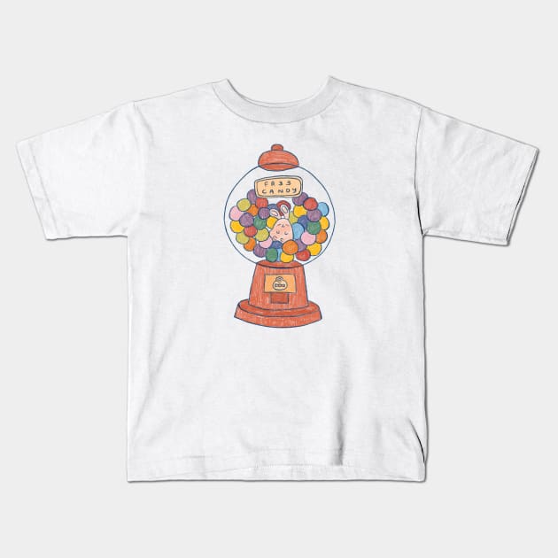 Stuck! Kids T-Shirt by Chubbit